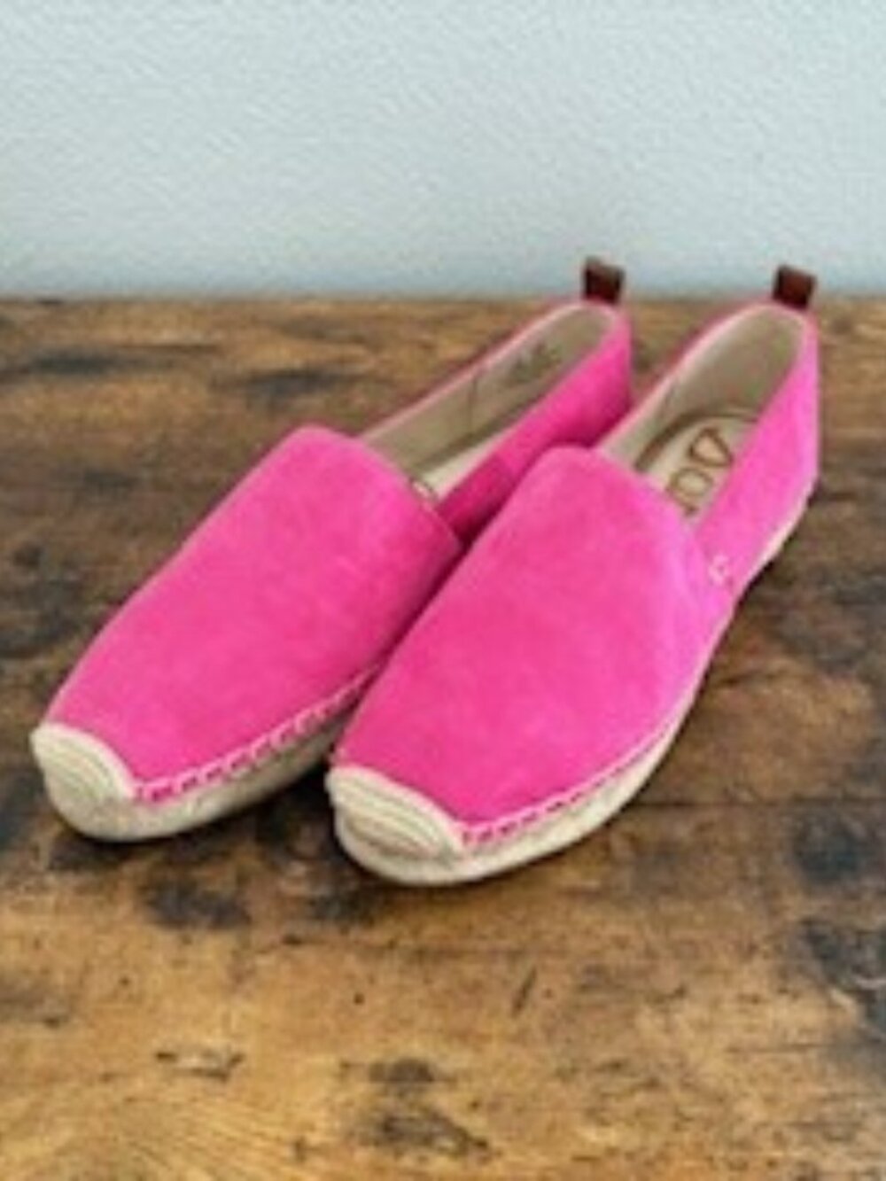 Sam Edelman Khloe Pink Peony Slides, size 8.5